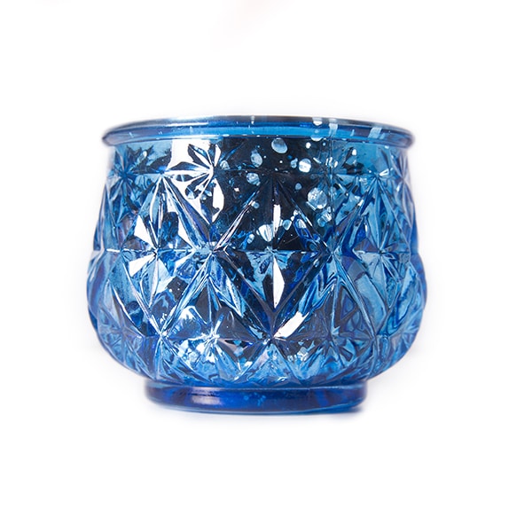 DecoStar™ 2 1/2″ Glam Diamond Etched Mercury Glass Candle/Votive Holder – Blue – 6 PACK | Rental DecoStar™ 2 1/2″ Glam Diamond Etched Mercury Glass Candle/Votive Holder – Blue – 6 PACK | Rental