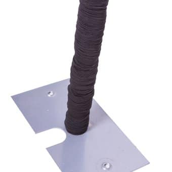 30ft Spandex Pole Cover (for upright 15ft & higher) – Black | Rental 30ft Spandex Pole Cover (for upright 15ft & higher) – Black | Rental