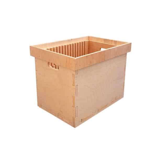 Stackable Wood Charger Plate Crate for Easy Transport & Storage – Holds 16 Plates! | Rental