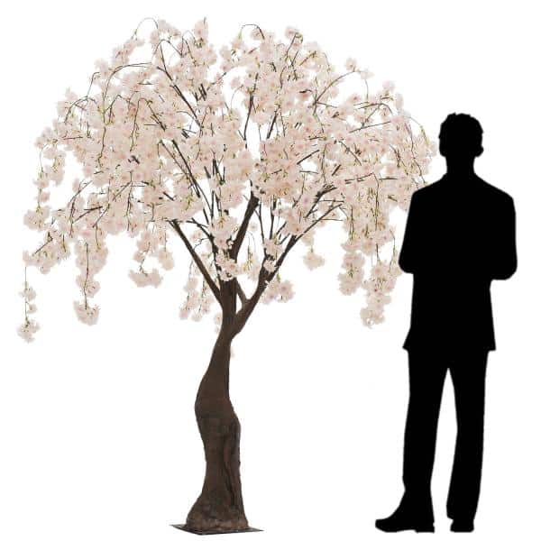 6ft Artificial Cherry Blossom Tree — Blush / Light Pink / Pink, 10 Interchangeable Branches | Customize for Weddings & Events | ModTree™ Collections | Rental