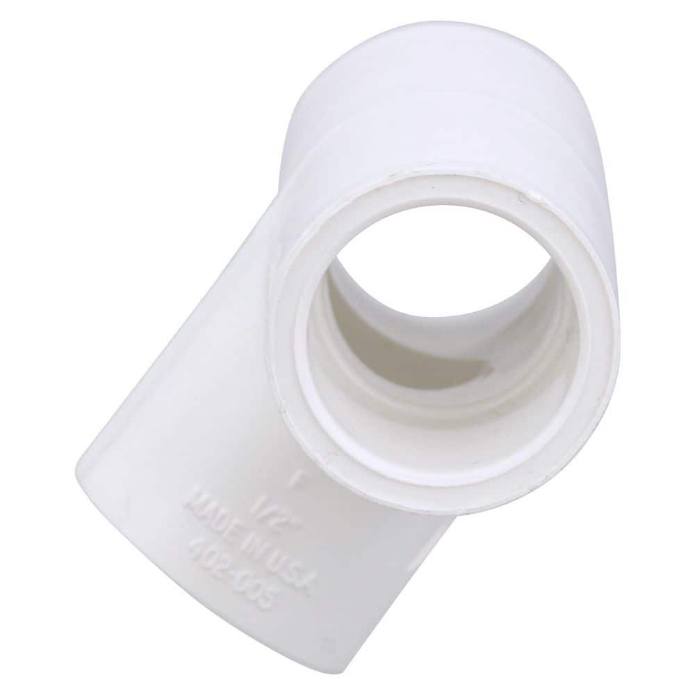 Charlotte Pipe — 1 in. x 1 in. x 3/4 in. PVC Schedule 40 S x S x Female Pipe Thread Reducing Tee Fitting | Rental