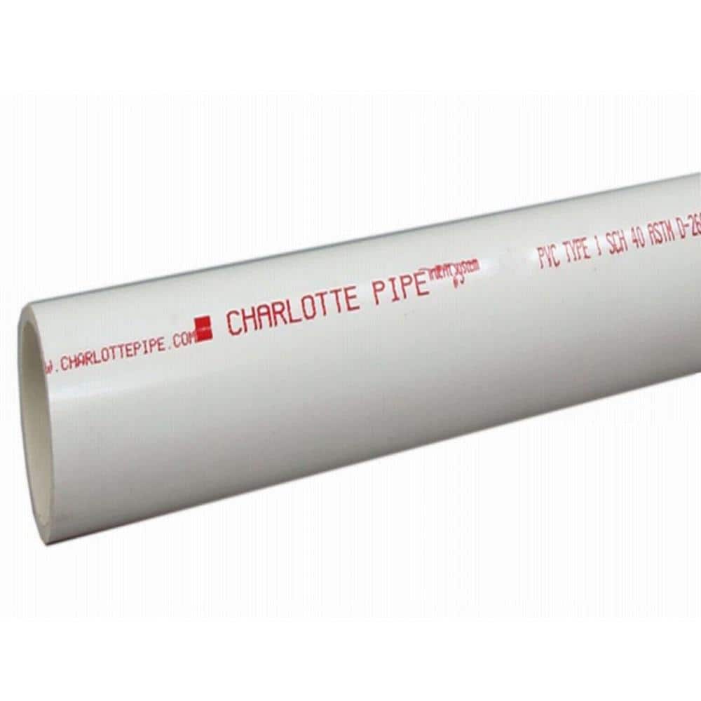 Charlotte Pipe — 1-1/4 in. x 10 ft. PVC DWV Sch. 40 Pipe | Rental