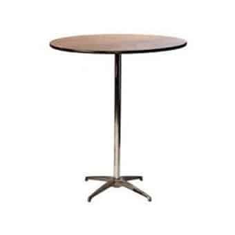 36 Inch Round Cocktail Table Adjustable Height 30″ & 42″ Event Table | Rental 36 Inch Round Cocktail Table Adjustable Height 30″ & 42″ Event Table | Rental