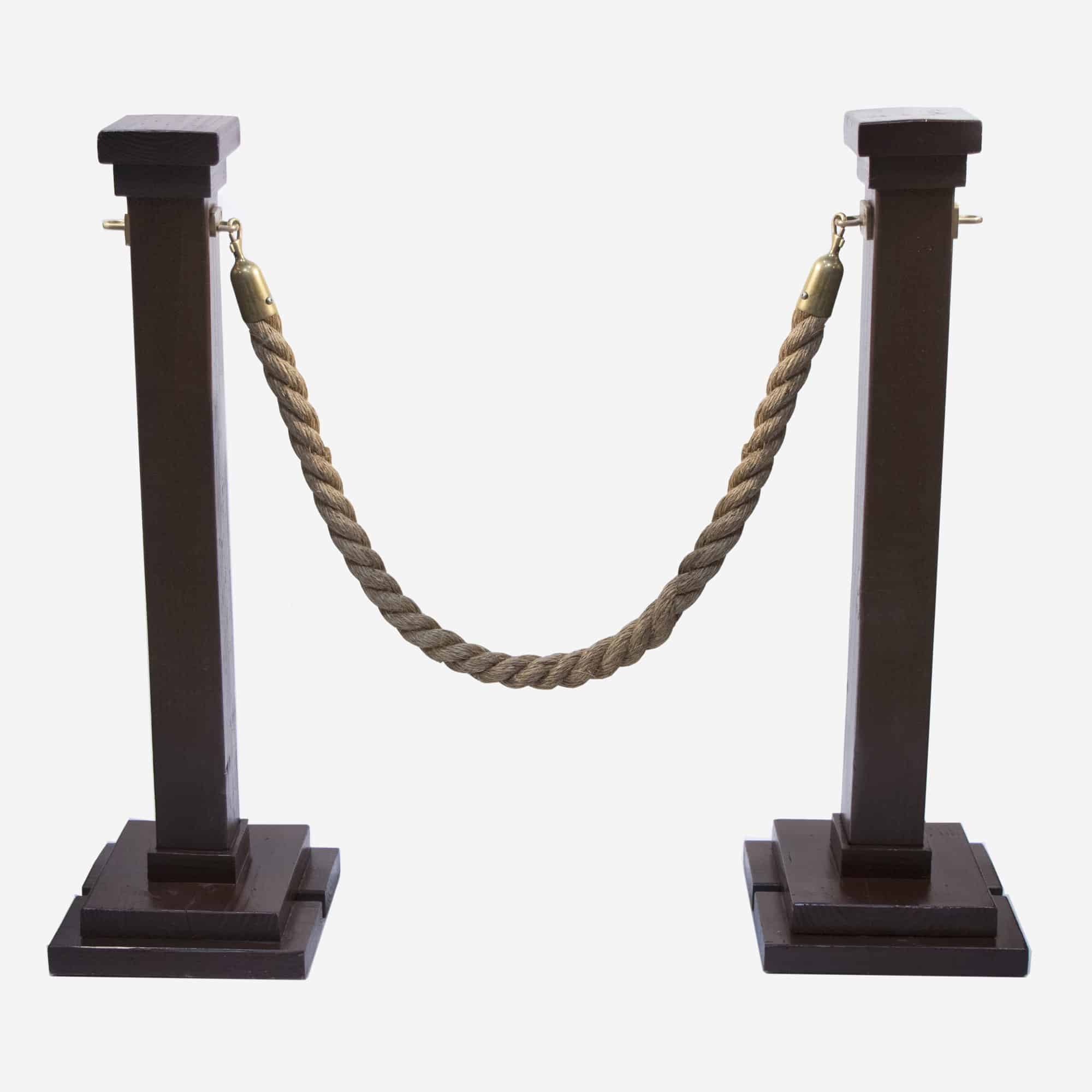 Wooden Amalfi Stanchion Post | Rental