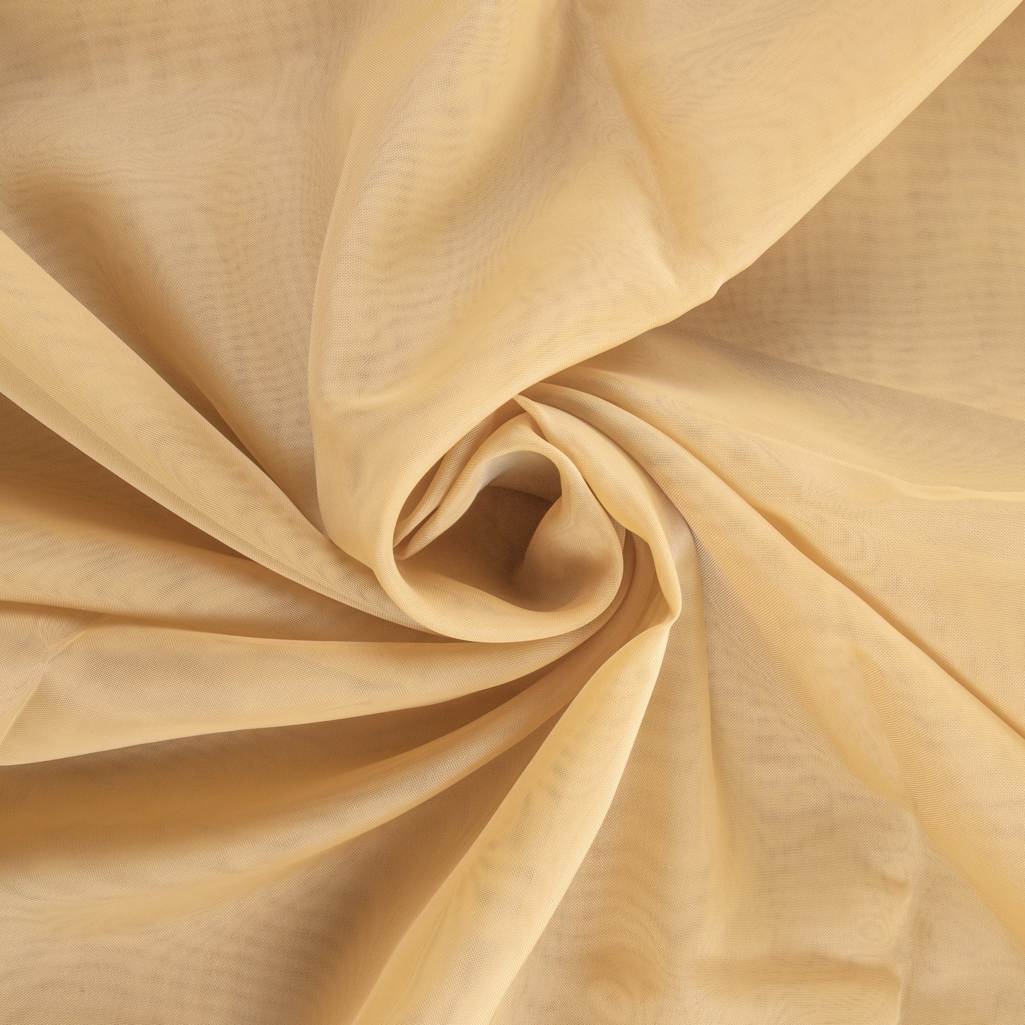 10 yards x 118″ Flame Retardant (FR) Voile Sheer Fabric Roll/Bolt – Gold | Rental