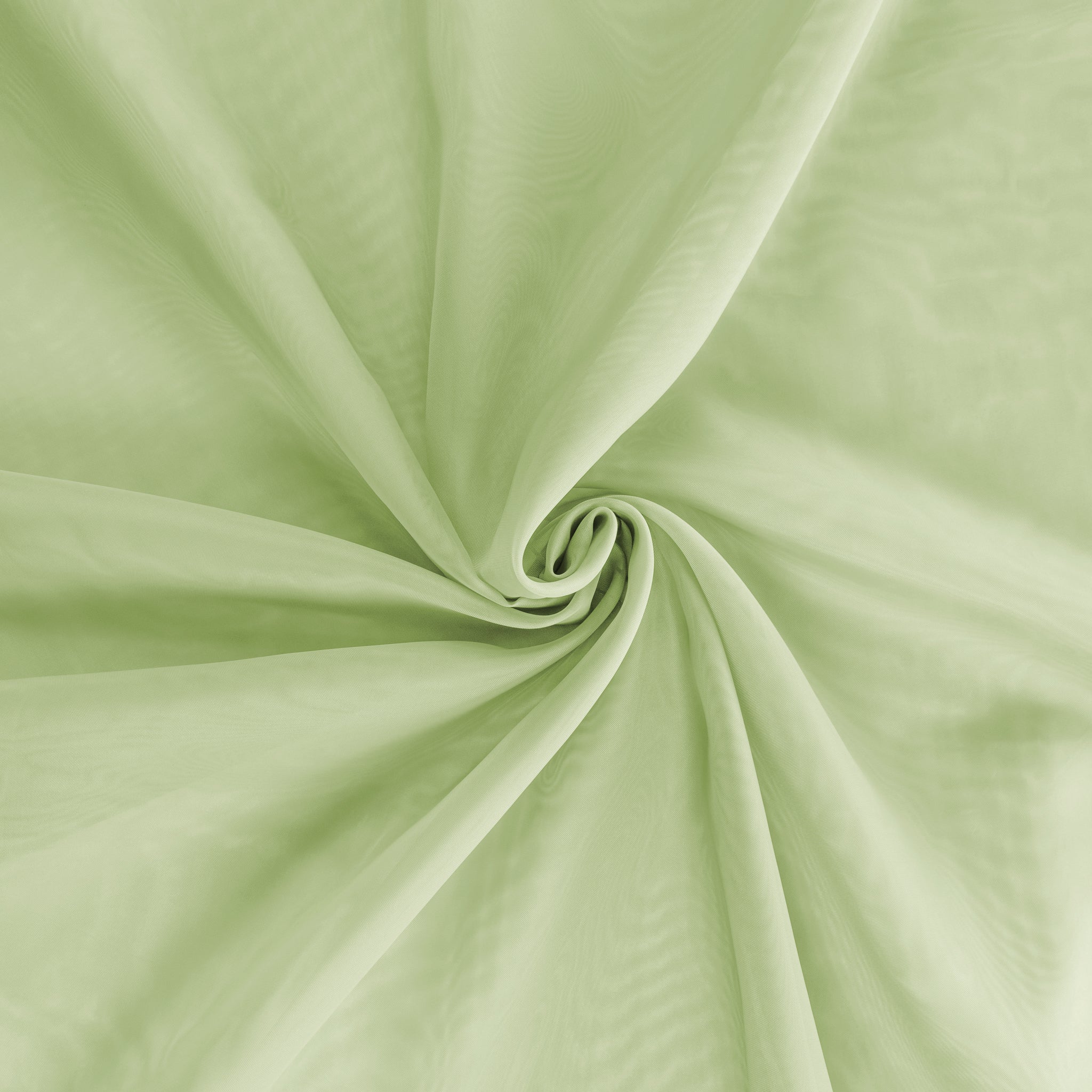 10 yards x 118″ Flame Retardant (FR) Voile Sheer Fabric Roll/Bolt – Sage Green | Rental