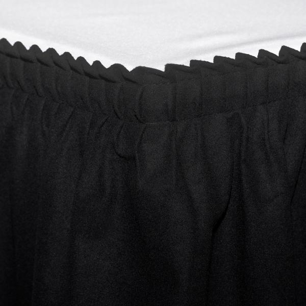 Table skirt – 21′ x 29″ TROPICAL Polyester Poplin – Many Color options | Rental