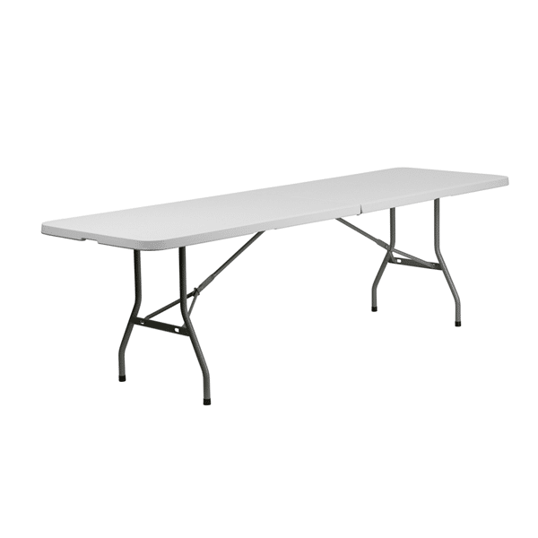 8ft Long Resin Table (30″ x 96″) | Rental