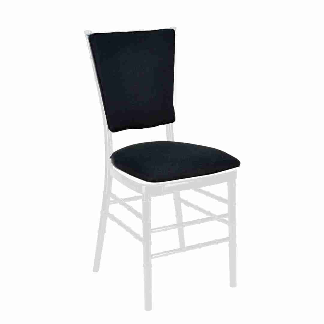 black chiavari chair comfort upgrade kit with slipnot technology 1