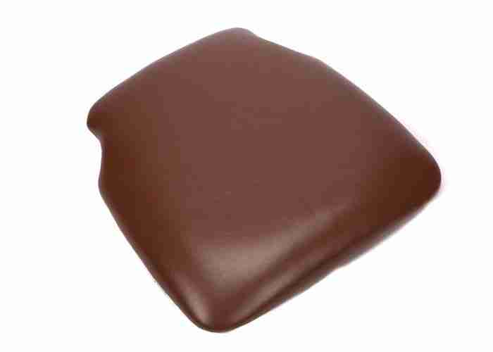 Brown 1.75″ Vinyl Panel Back Chiavari Cushion with SlipNot™ Technology | Rental Brown 1.75″ Vinyl Panel Back Chiavari Cushion with SlipNot™ Technology | Rental