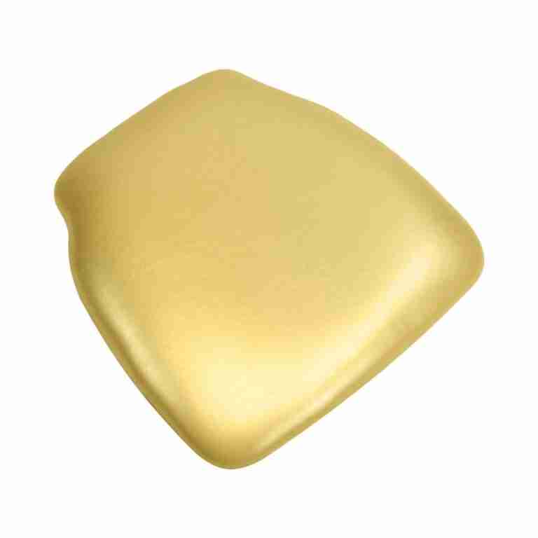 Gold 1.75″ Thick Vinyl Panel Chiavari Chair Cushion | Rental Gold 1.75″ Thick Vinyl Panel Chiavari Chair Cushion | Rental