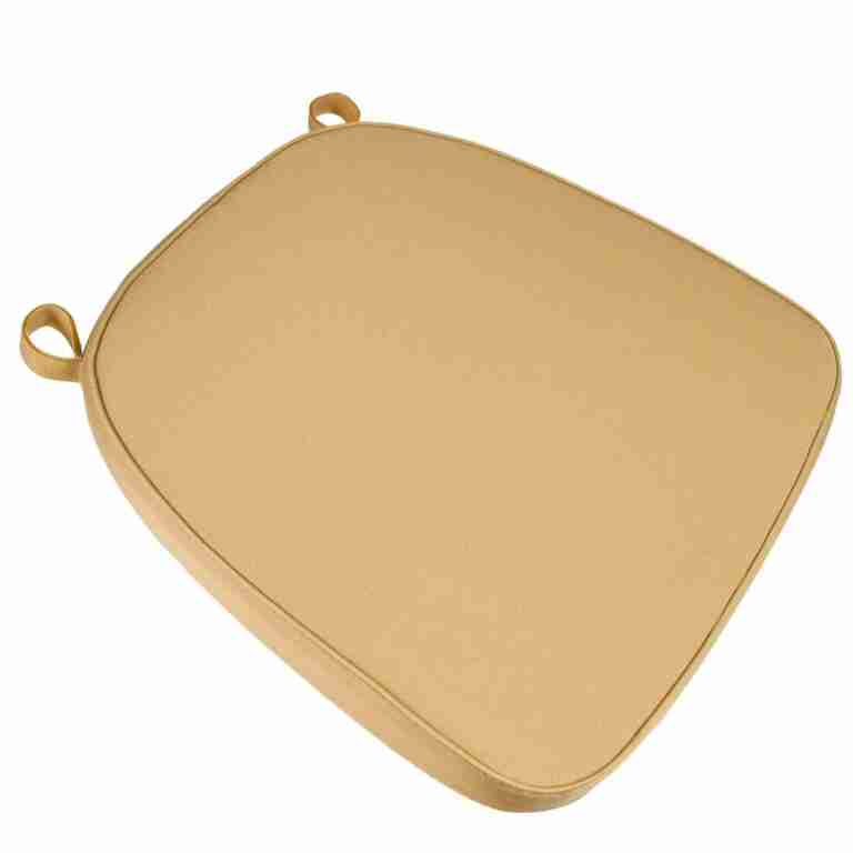 Gold 2.0″ Thick Chiavari Chair Cushion | Rental Gold 2.0″ Thick Chiavari Chair Cushion | Rental
