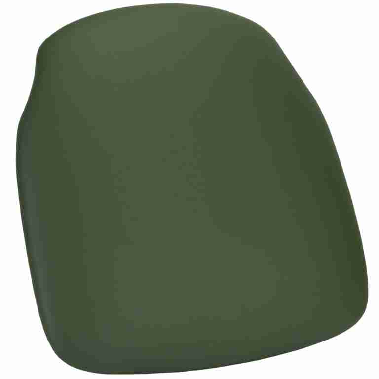Hunter Green Vinyl 1.75″ Thick Cross Back Cushion with SlipNot™ Technology | Rental