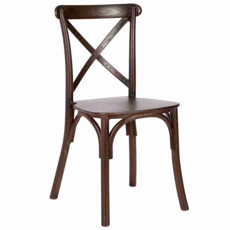 Kids Fruitwood ToughResin™ Cross Back Chair | Rental Kids Fruitwood ToughResin™ Cross Back Chair | Rental