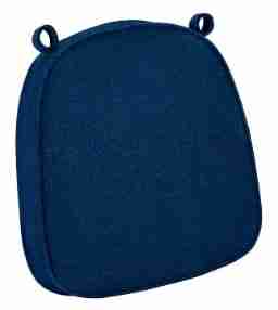 Navy Blue with Navy Blue Piping 2.5″ Thick Chair Cushion – World’s Best Cushions | Rental