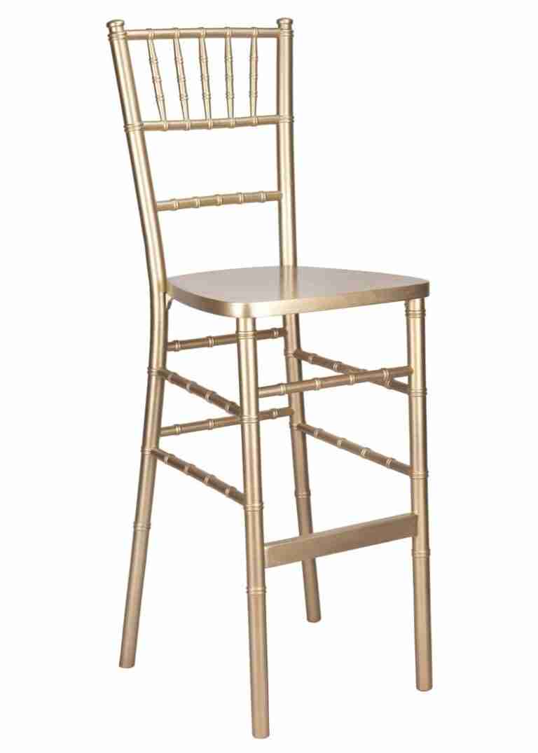 Sparkling Gold Champagne ToughWood™ Chiavari Barstool | Rental