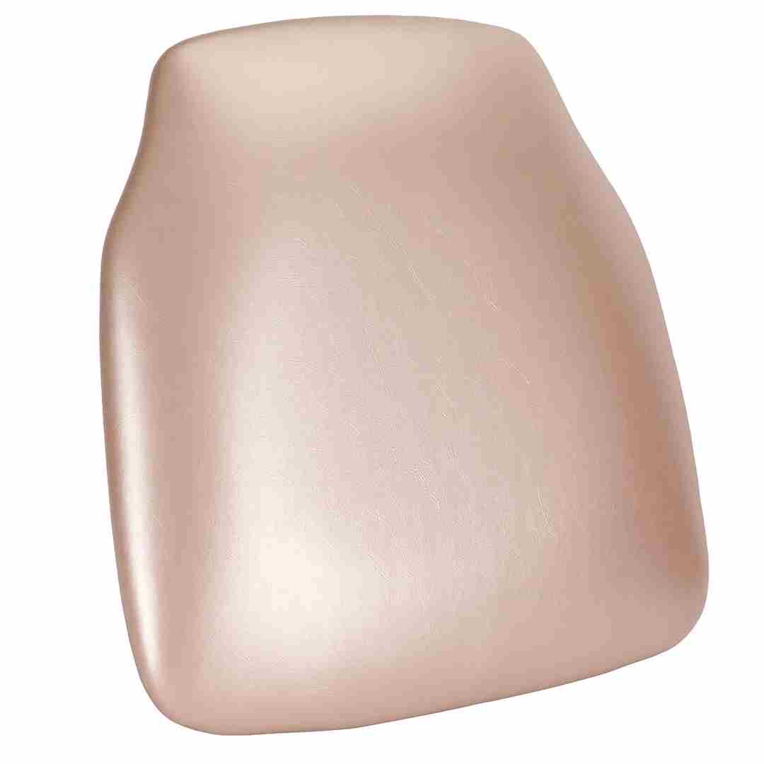 sparkling rose gold vinyl panel contour back chiavari cushion with slipnot 1 1