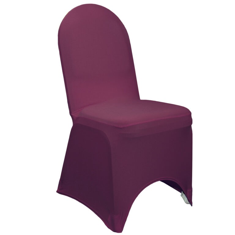 Stretch Spandex Banquet Chair Cover Eggplant | Rental
