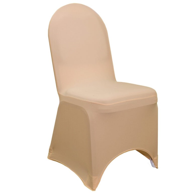 Stretch Spandex Banquet Chair Cover Peach | Rental