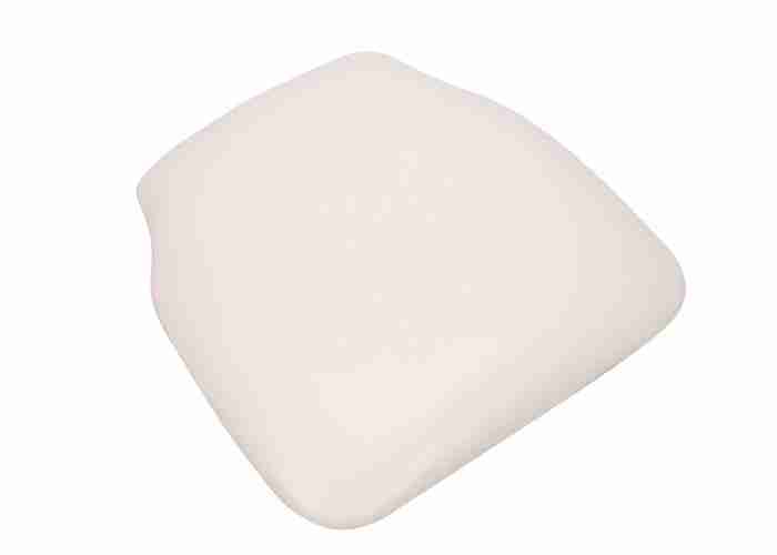 White 1.75″ Thick Vinyl Panel Chiavari Chair Cushion | Rental